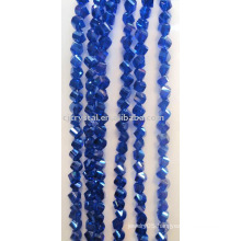 Blue amber Crystal Beads